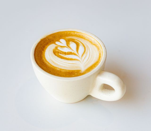 Flat White with latte art